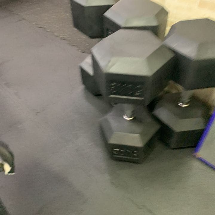 ラバーヘックスダンベル  37.5kg 2個