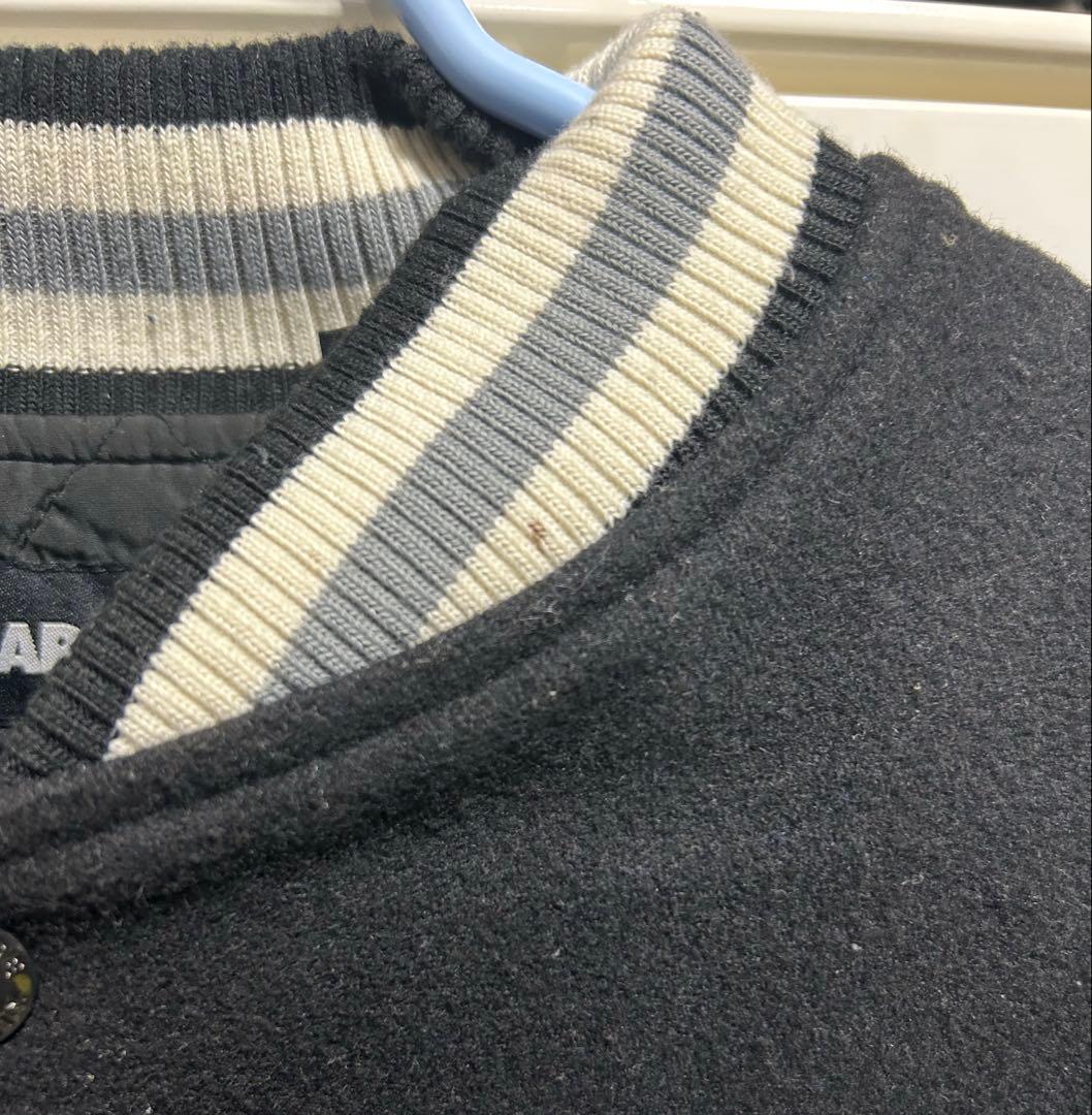 XLARGE スタジャン ブラック/ホワイト Мサイズ