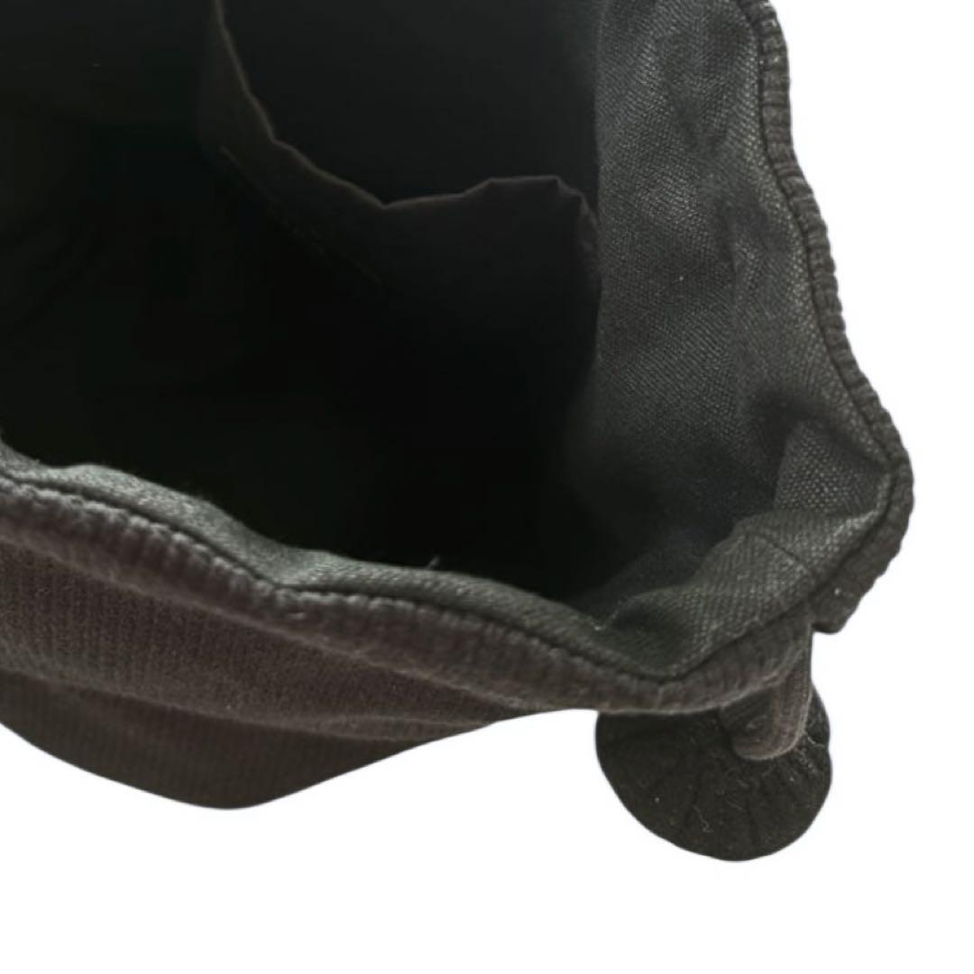 【美品】kina ぽんぽん ワンハンドルバッグ さしこ黒 PONPON