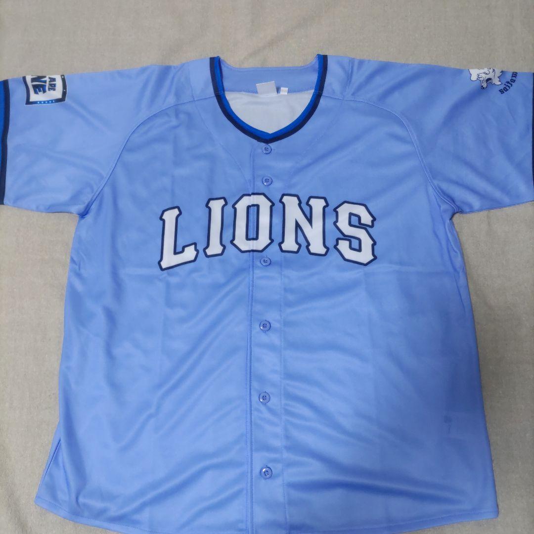 西武ライオンズ.西川愛也.ユニフォーム(サマーブルー.ラメ.Lサイズ).