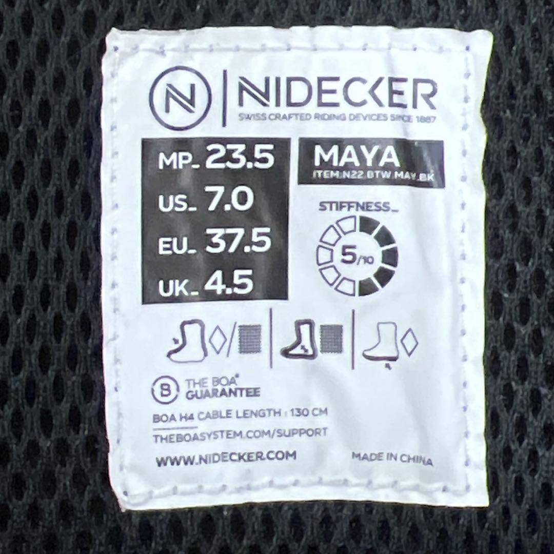 【超美品_即日発送】NIDECKERナイデッカー　MAYA マヤ 23.5cm