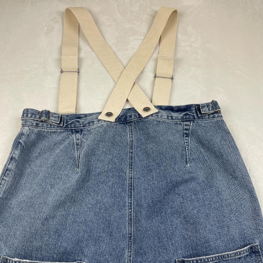 soulberry　サスペンダーなデニムのサロペット　ブルー