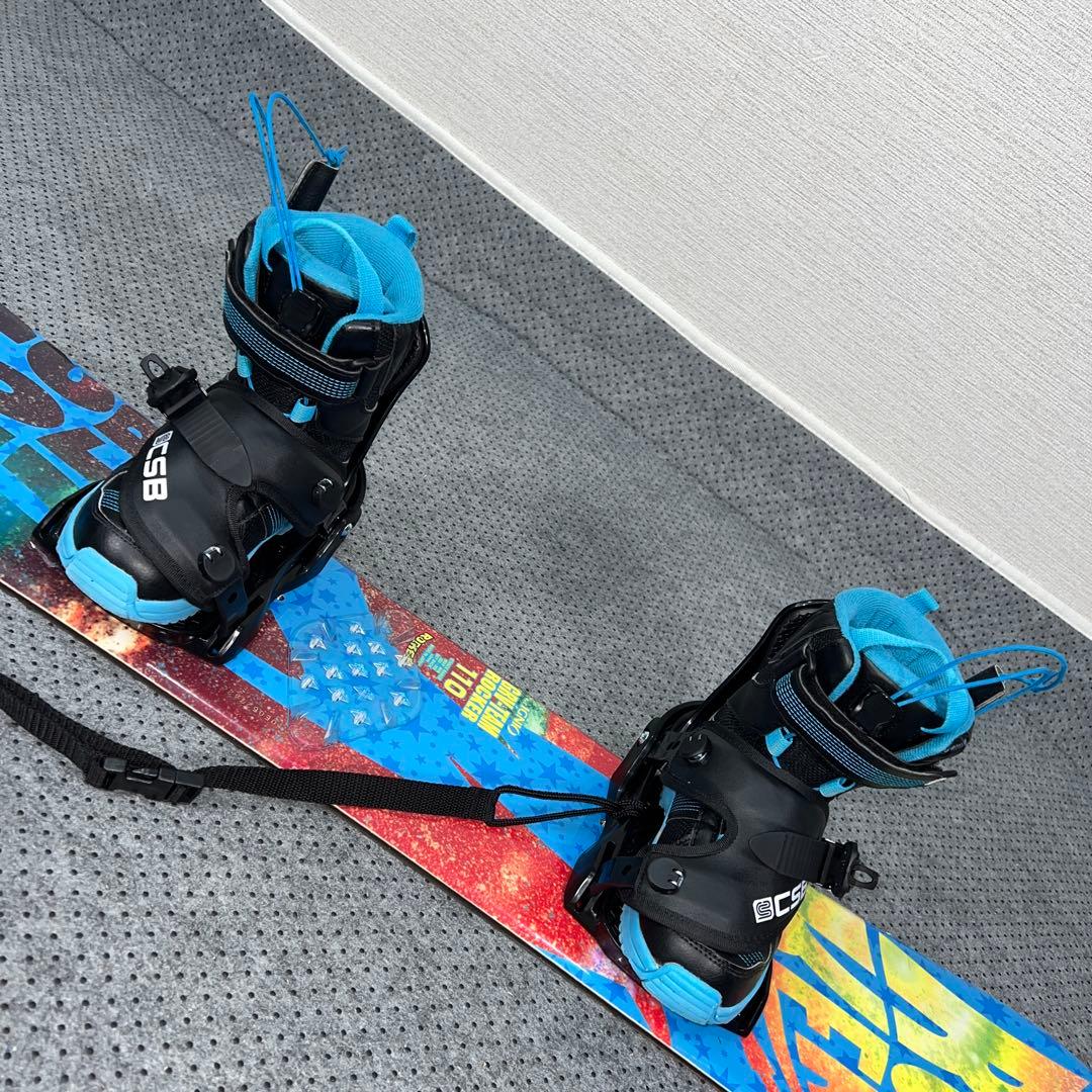 2回使用 キッズスノーボード IGNIO GRV 110cm×バイン×ブーツ