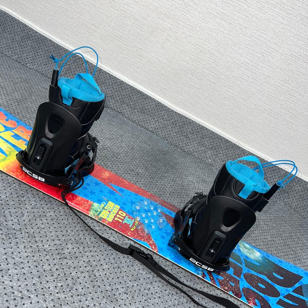 2回使用 キッズスノーボード IGNIO GRV 110cm×バイン×ブーツ