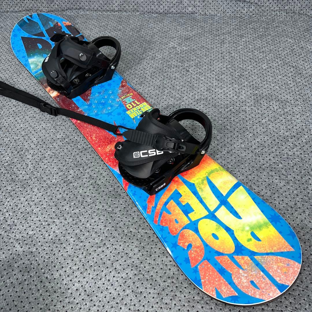 2回使用 キッズスノーボード IGNIO GRV 110cm×バイン×ブーツ