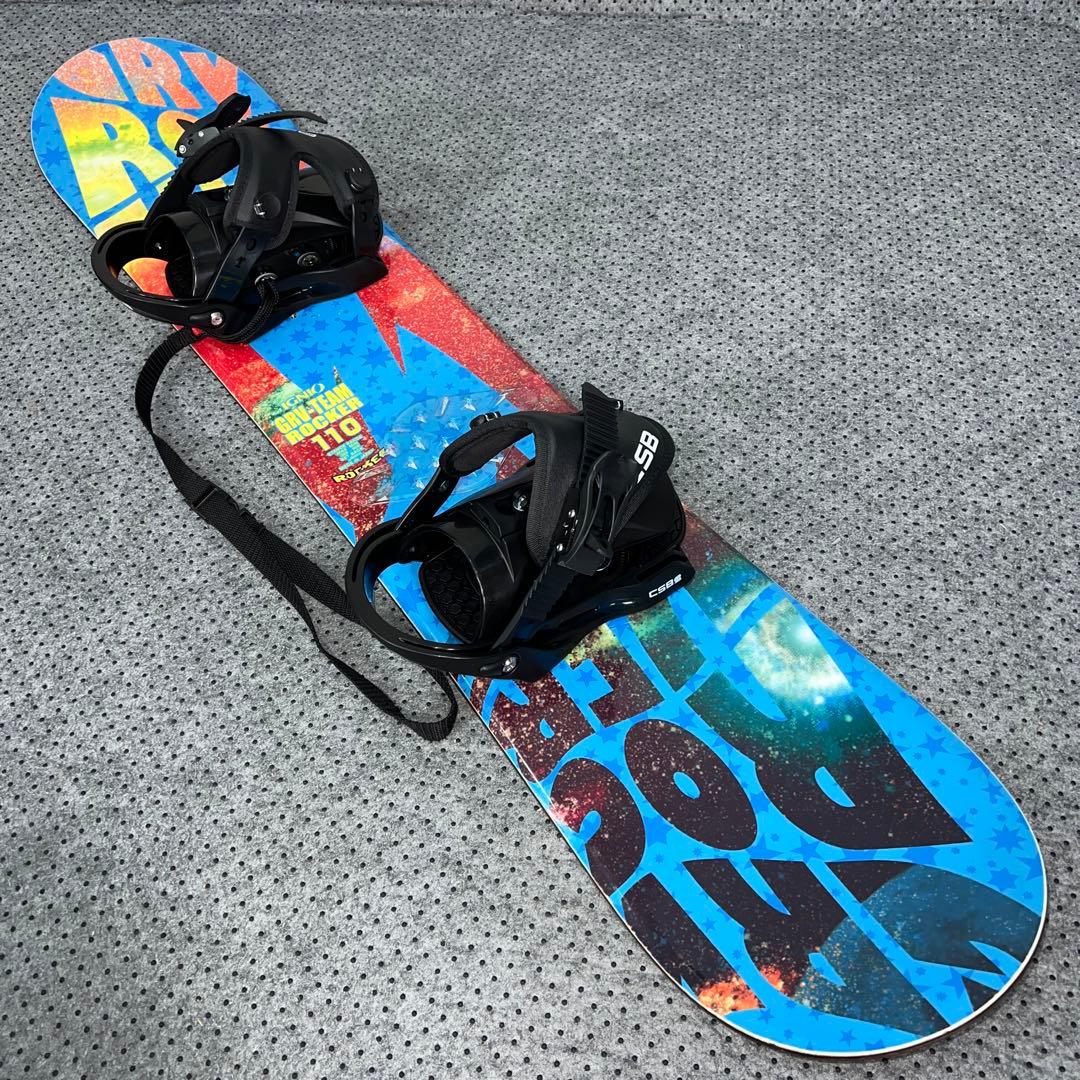 2回使用 キッズスノーボード IGNIO GRV 110cm×バイン×ブーツ