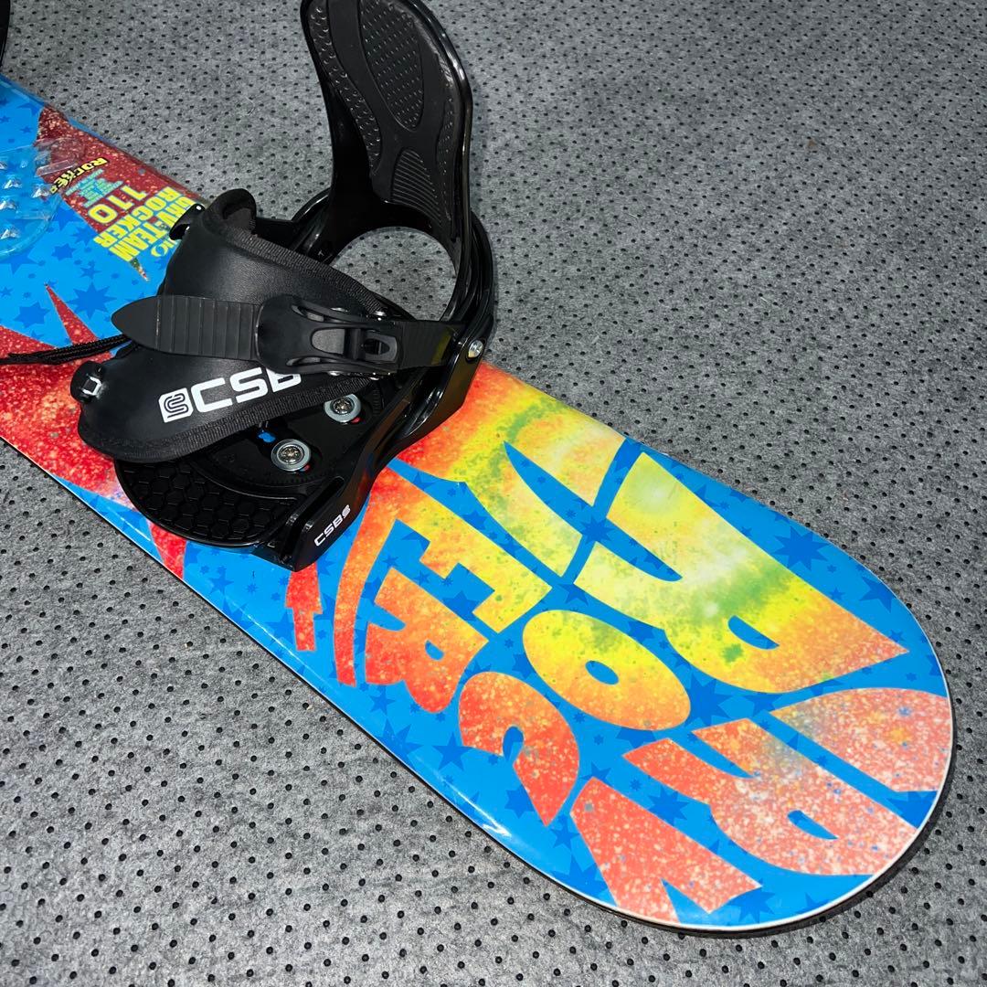 2回使用 キッズスノーボード IGNIO GRV 110cm×バイン×ブーツ