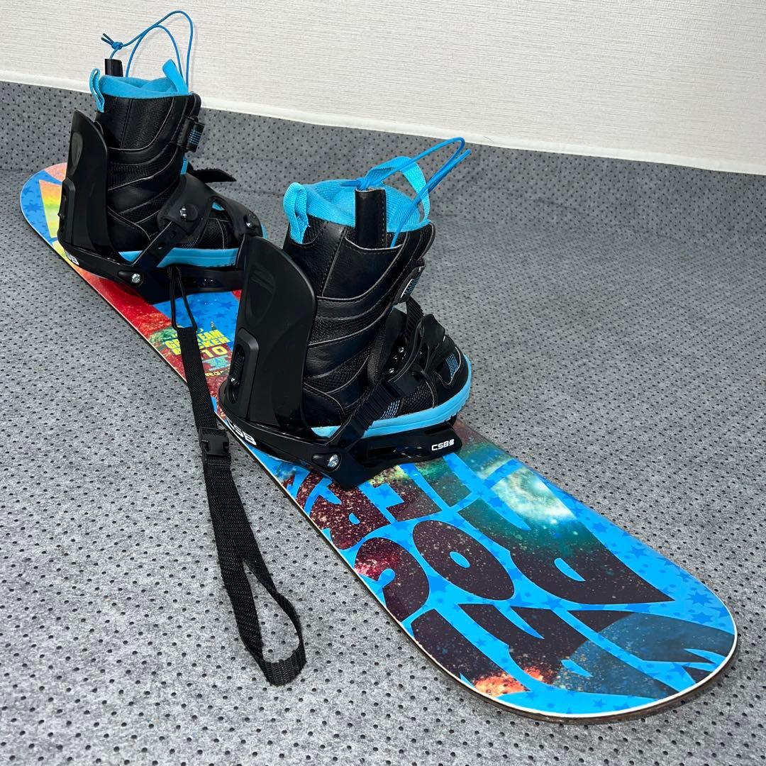 2回使用 キッズスノーボード IGNIO GRV 110cm×バイン×ブーツ