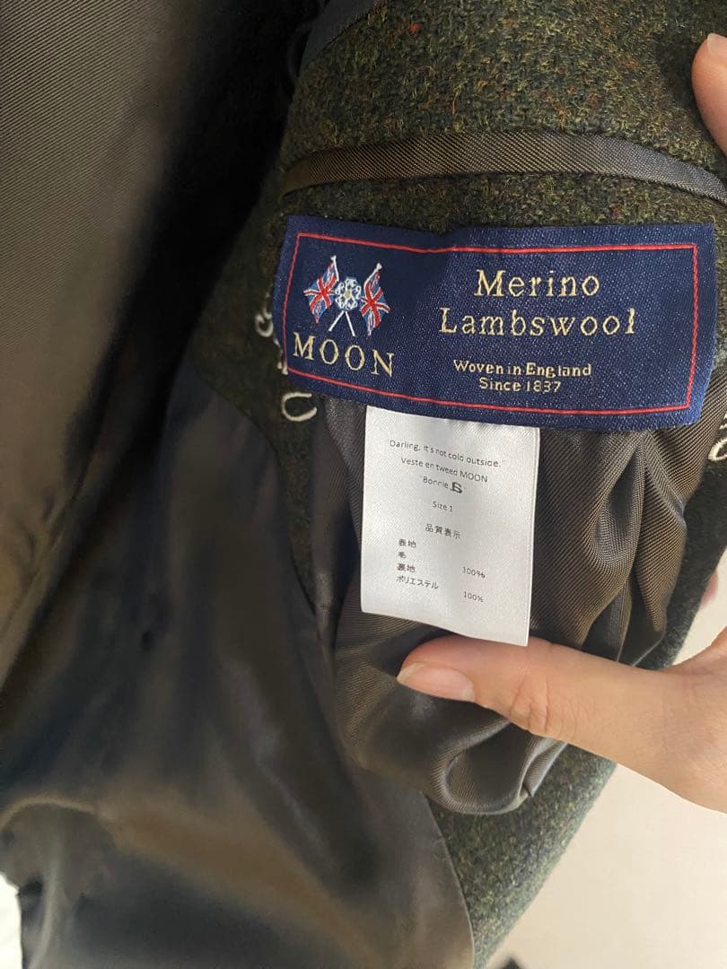 週末限定alors Veste en tweed MOON \"Bonnie a\"