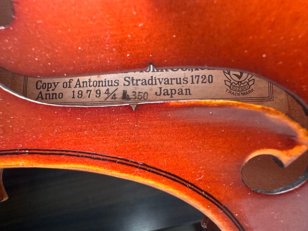【メンテ済】キソスズキ 4/4 バイオリン No.350 1979年製