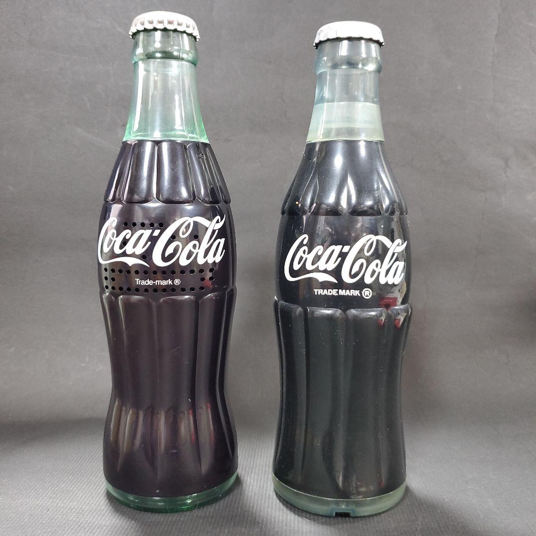 コカ・コーラ 型 ラジオとダンシング ボトル　2本セット