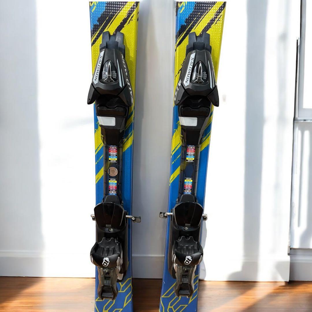 【小回り快適】SALOMON SHORTKART 125 ビン付 良品 スキー