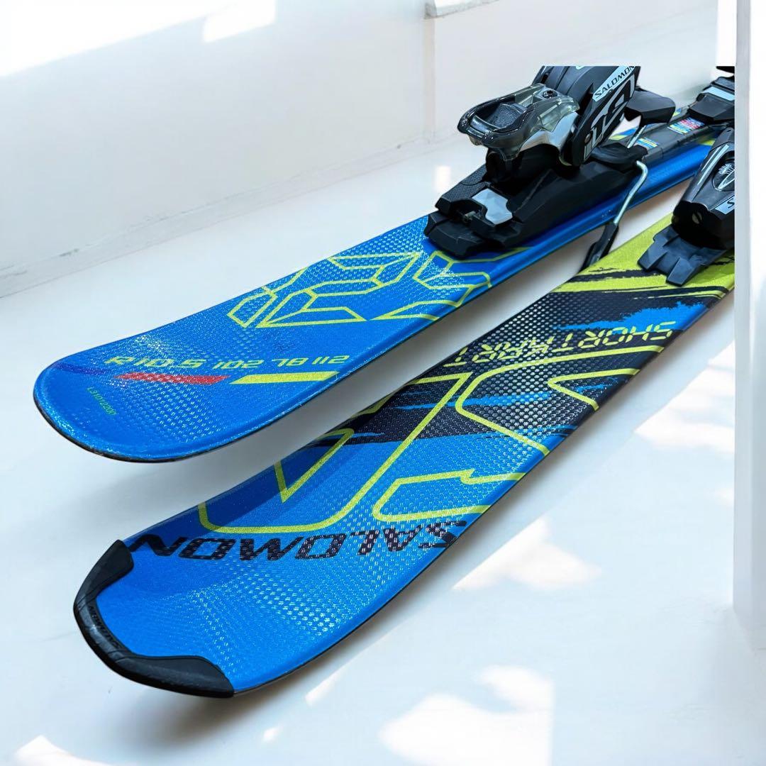 【小回り快適】SALOMON SHORTKART 125 ビン付 良品 スキー