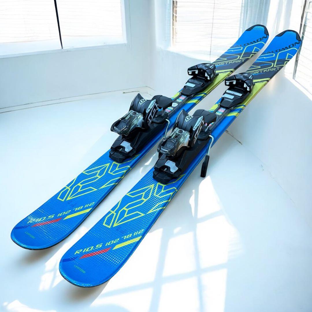 【小回り快適】SALOMON SHORTKART 125 ビン付 良品 スキー