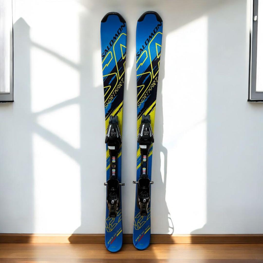 【小回り快適】SALOMON SHORTKART 125 ビン付 良品 スキー
