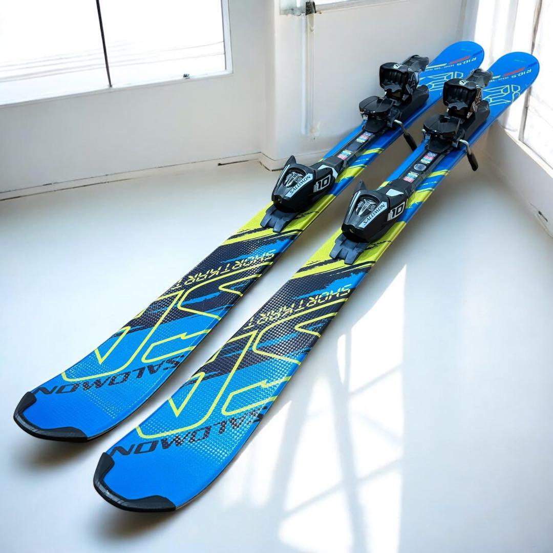 【小回り快適】SALOMON SHORTKART 125 ビン付 良品 スキー