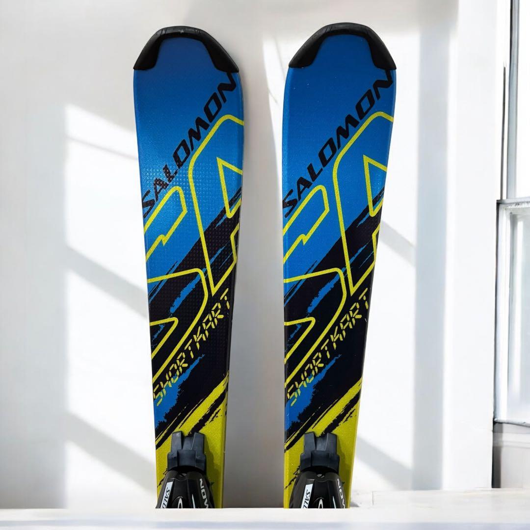 【小回り快適】SALOMON SHORTKART 125 ビン付 良品 スキー