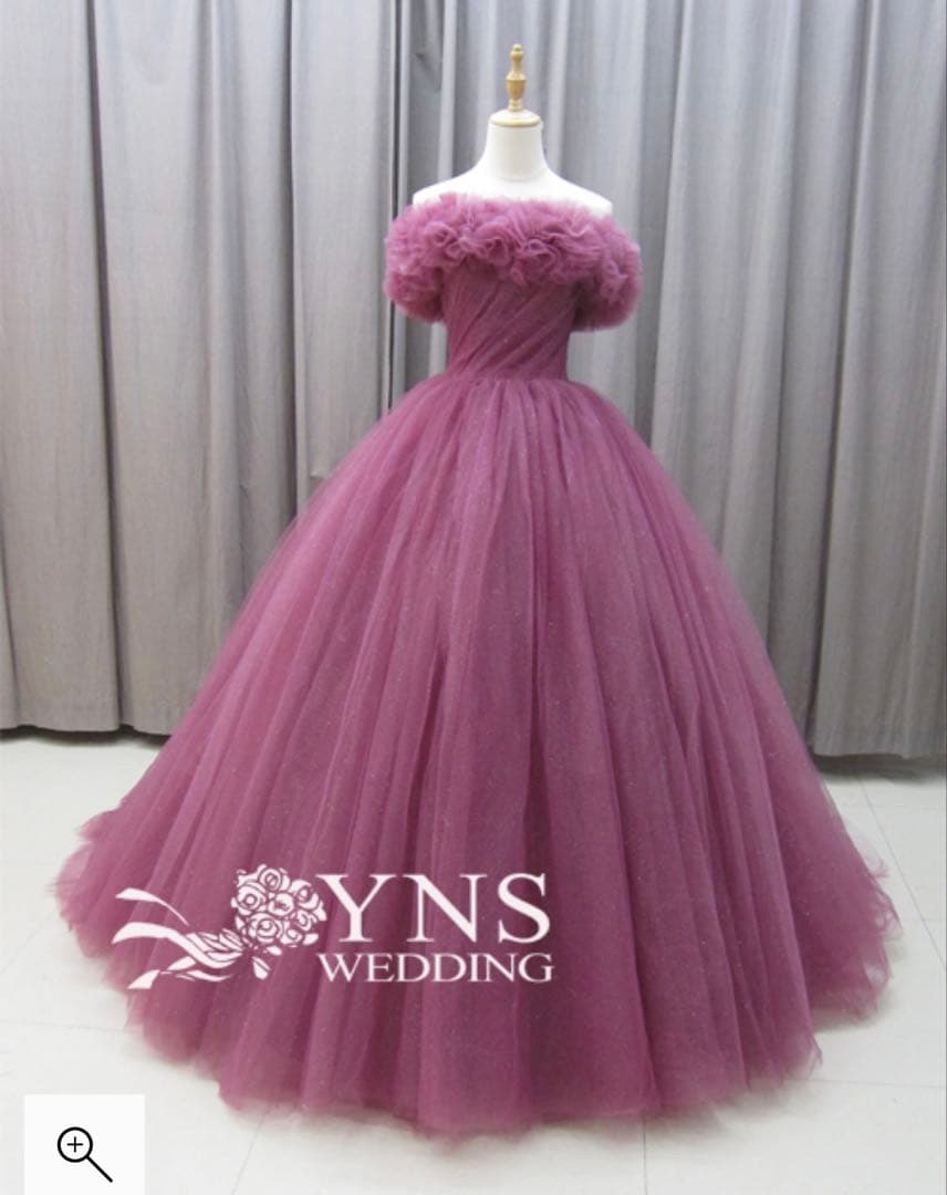 ynsウェディング　カラードレス