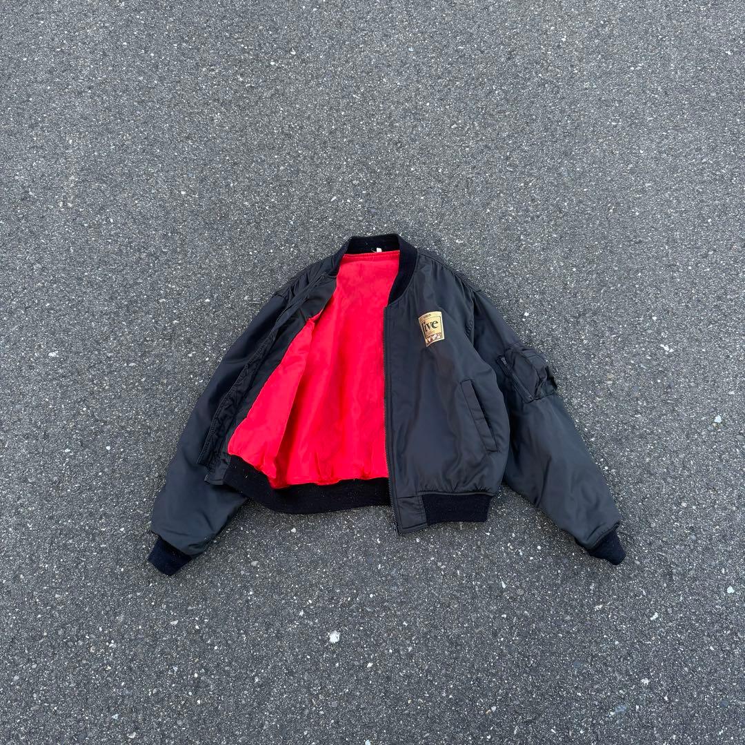 【マルボロ風】MA-1 短丈KIRIN jacket(背面刺繍)