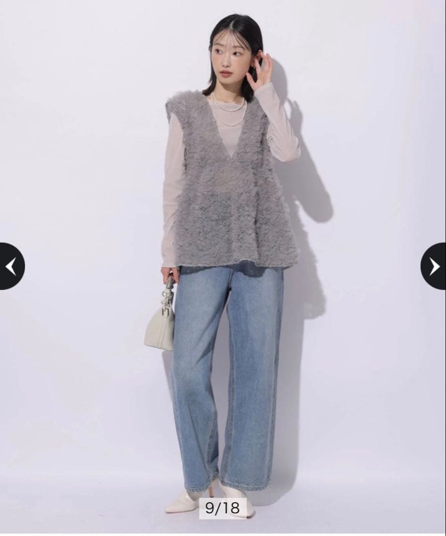 ♡ Mystradaデコラチュールブラウス グレー 36 Sサイズ♡