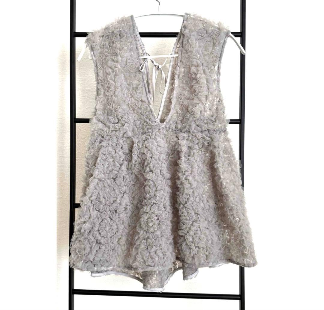 ♡ Mystradaデコラチュールブラウス グレー 36 Sサイズ♡