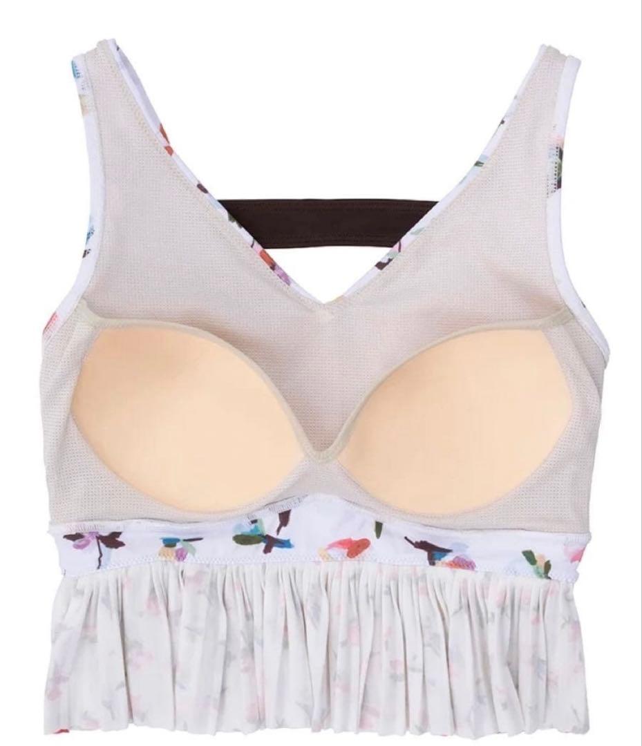 【新品未使用】MサイズSUKALAローズプリントブラトップ