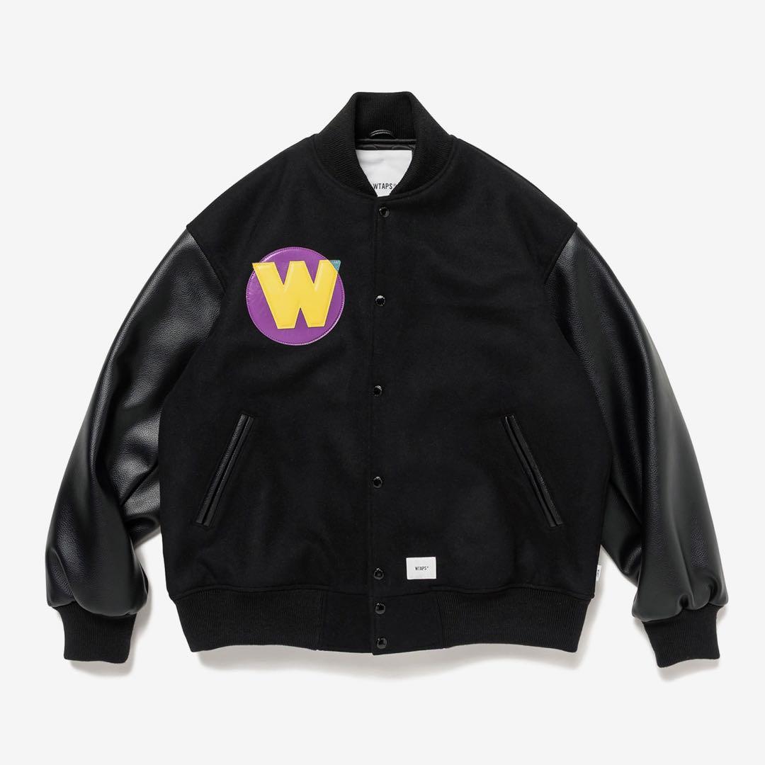 定価以下 wtaps スタジャン 252CWDT-JKM02 ブラック M
