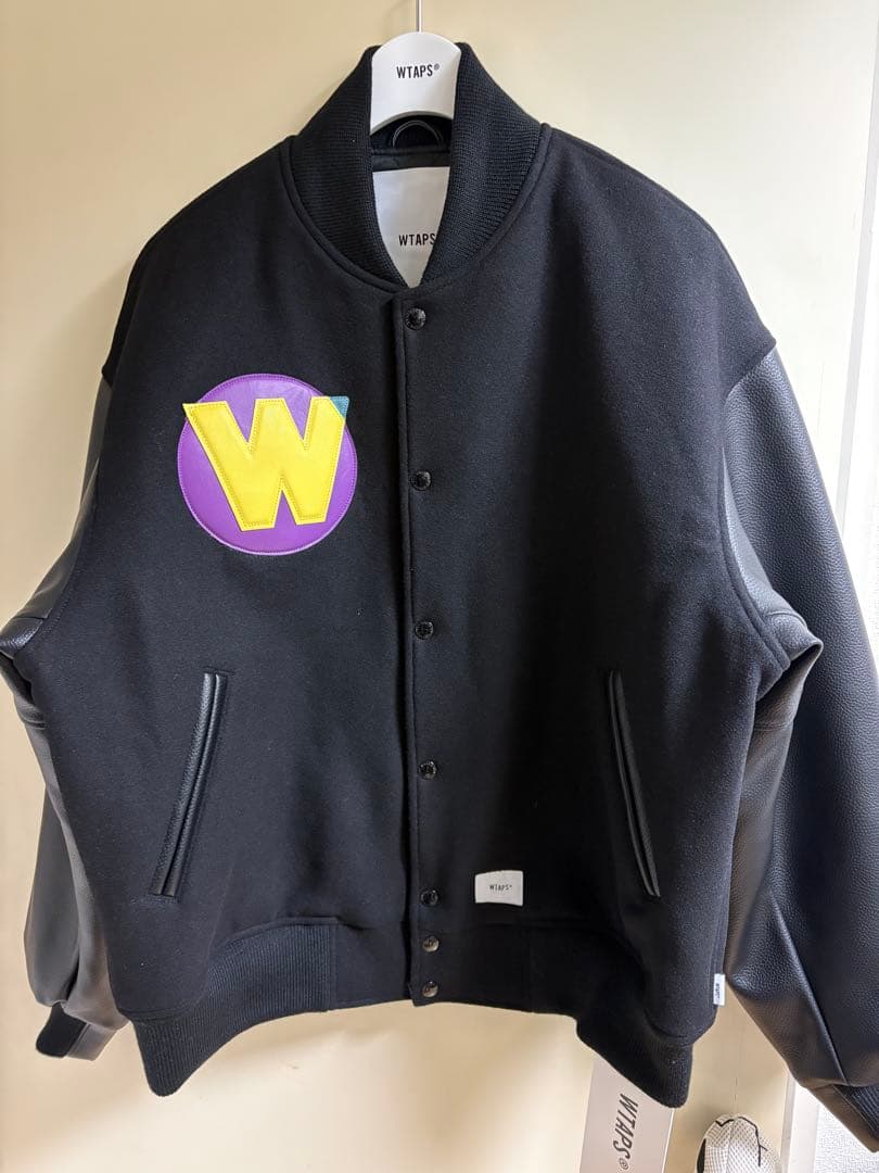 定価以下 wtaps スタジャン 252CWDT-JKM02 ブラック M