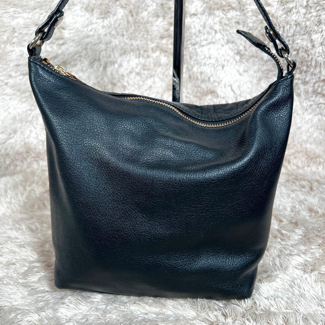 ラシット　ソフトレザー　2way シンプルショルダーバッグ