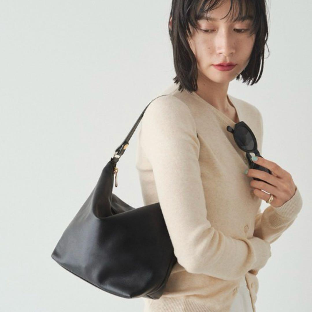 ラシット　ソフトレザー　2way シンプルショルダーバッグ