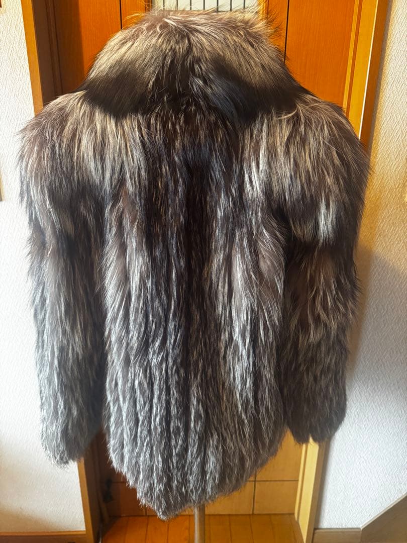 SAGA FOX サガフォックス　11 銀タグ　毛皮コート　 女優襟