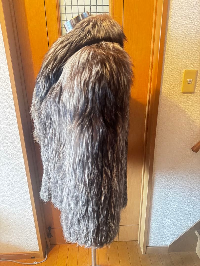 SAGA FOX サガフォックス　11 銀タグ　毛皮コート　 女優襟