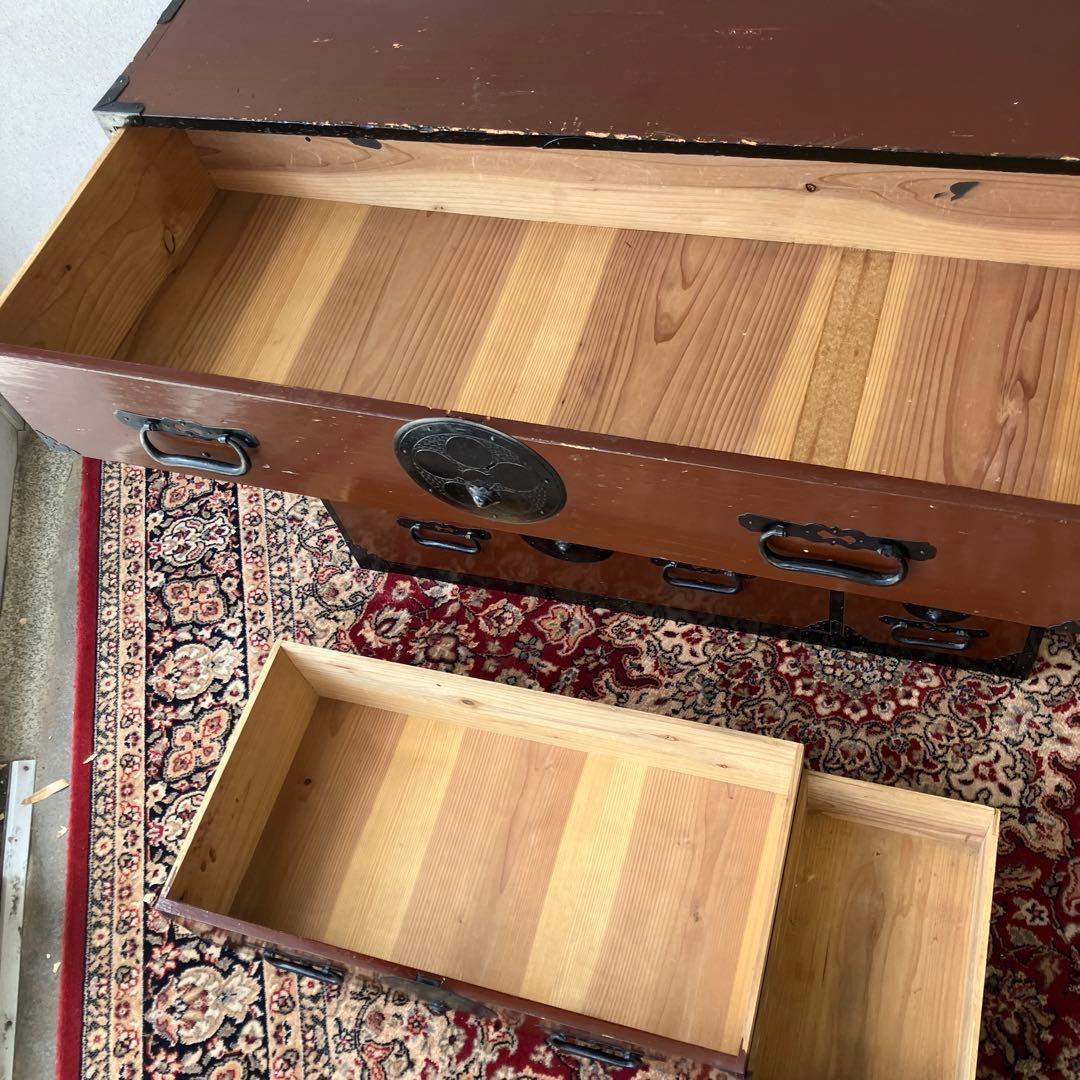 昭和レトロ 古家具 仙台箪笥 9杯 引き出し 和箪笥 ビンテージ ヴィンテージ