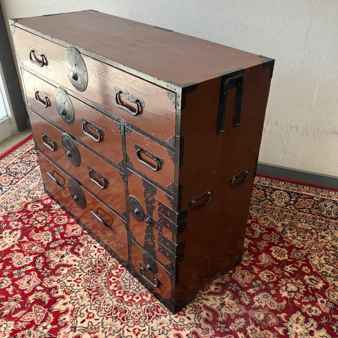 昭和レトロ 古家具 仙台箪笥 9杯 引き出し 和箪笥 ビンテージ ヴィンテージ