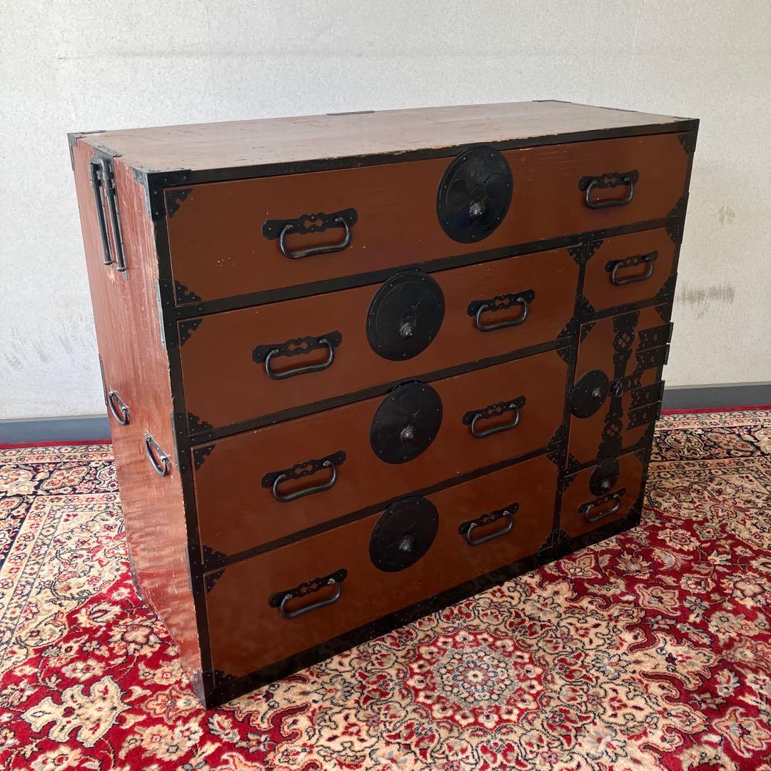 昭和レトロ 古家具 仙台箪笥 9杯 引き出し 和箪笥 ビンテージ ヴィンテージ