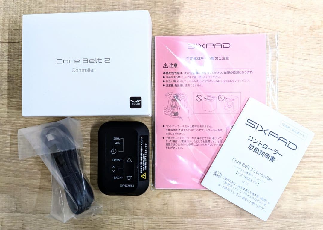 【美品】SIXPAD コアベルト2 正規品 Mサイズ 専用コントローラー付