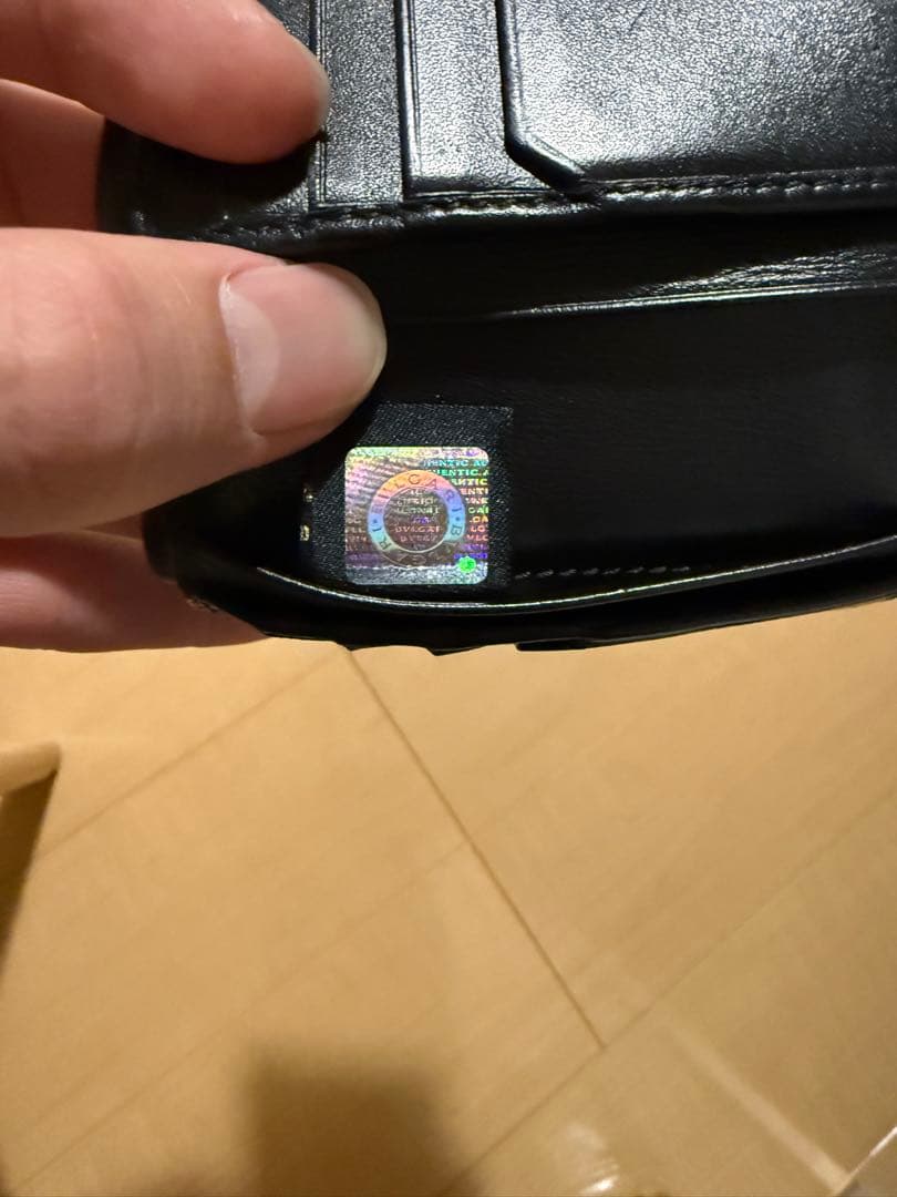 BVLGARI ブルガリ・ブルガリ マン 二つ折り財布 ブラウン カーフレザー