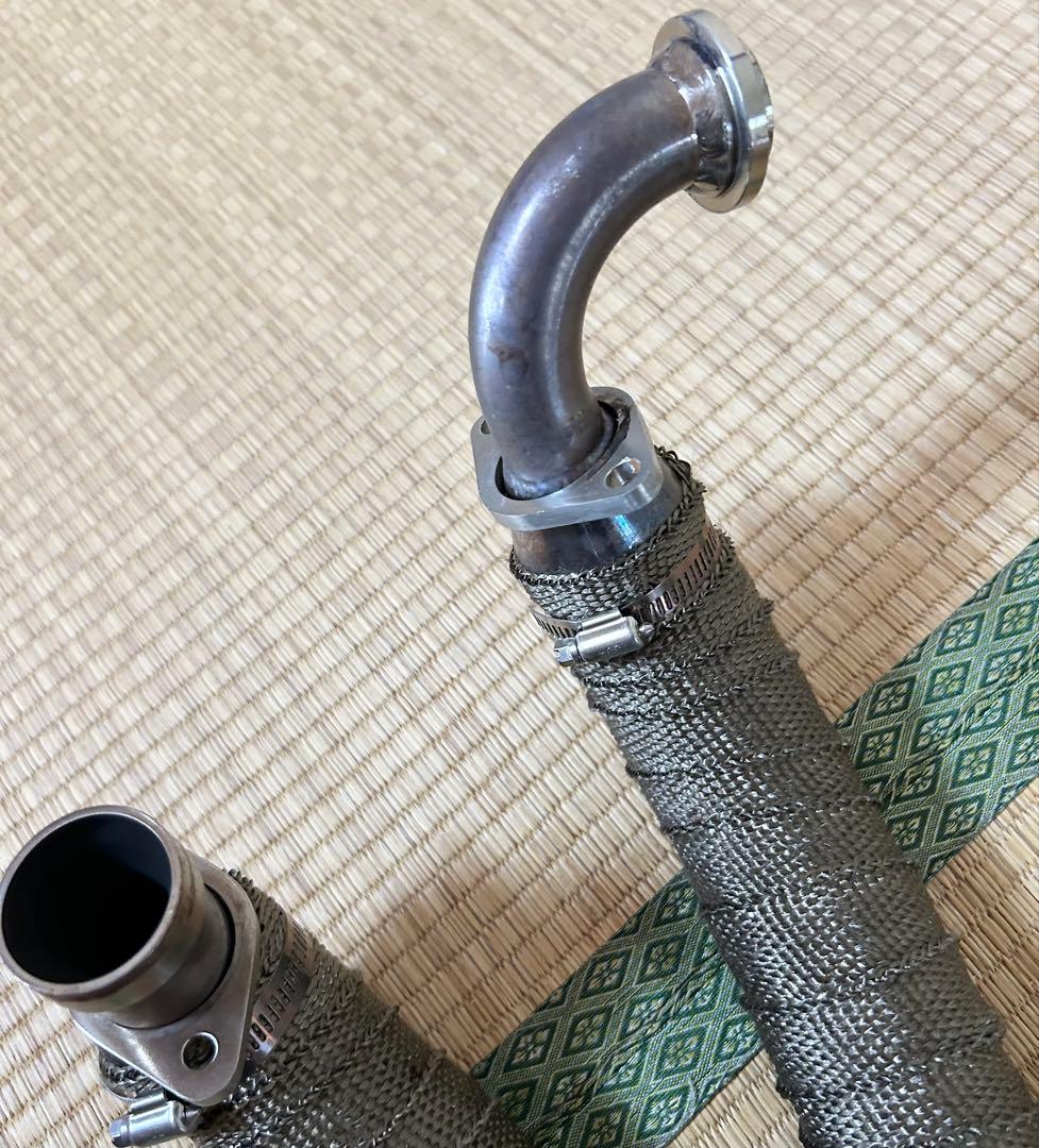 バイク　ヤマハ　ドラックスター250 ステンレス　スラッシュ　マフラー