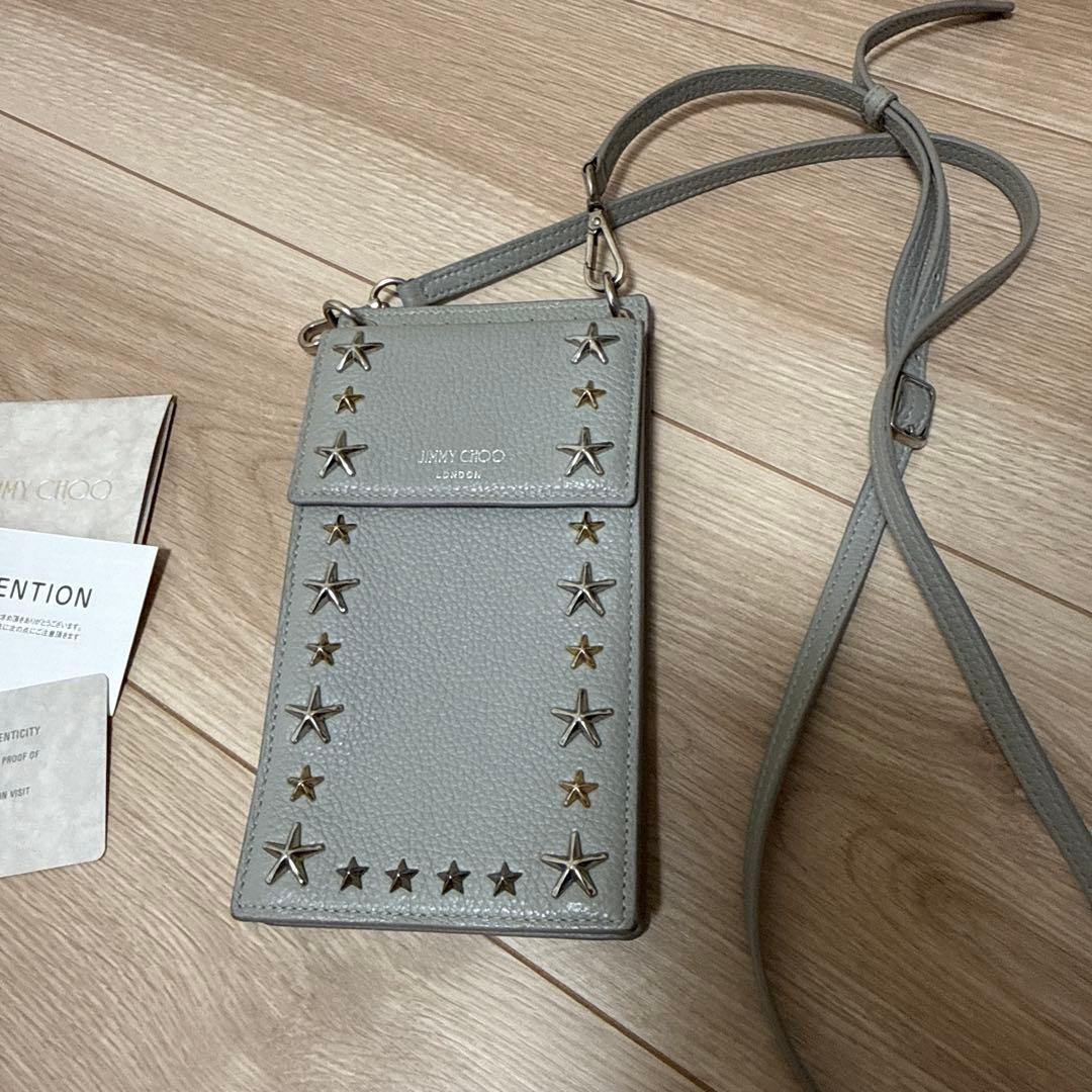 Jimmy choo ケータイケース　ストラップ