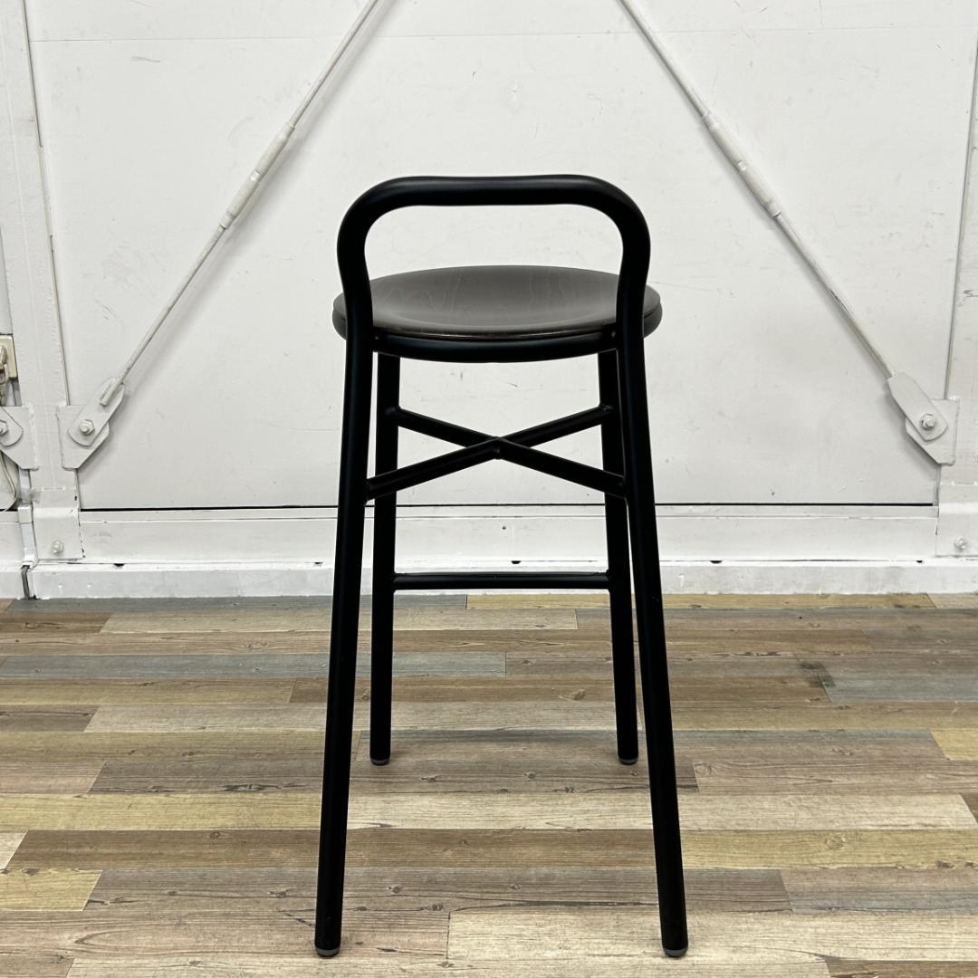 【値下げ】MAGIS ハイチェア Pipe stool ブラック ダークビーチ