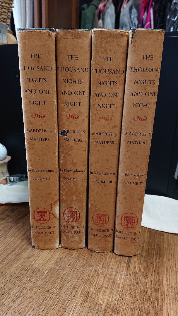 Thousand Nights 千夜一夜物語 4冊 Aladdin