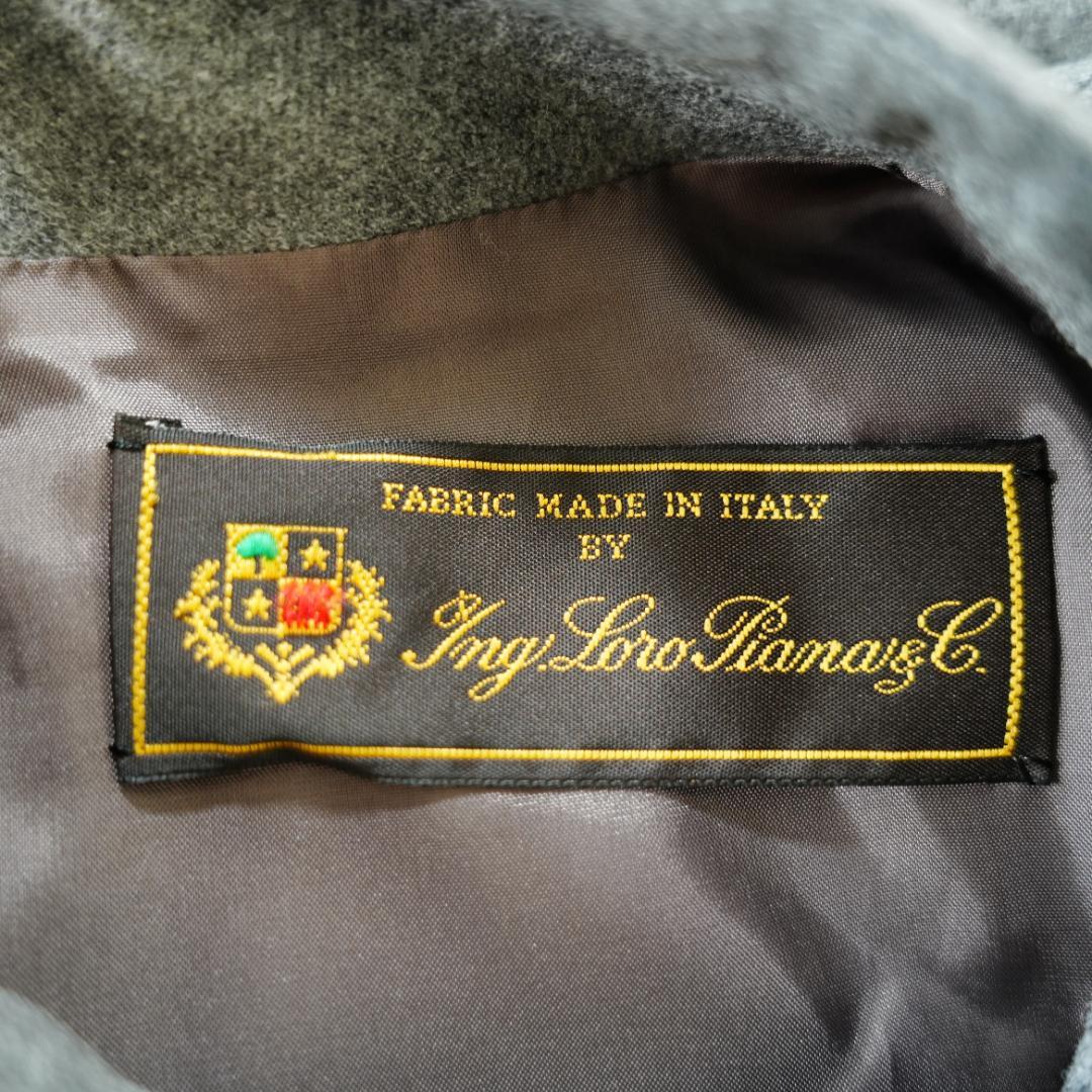 【極美品】YOSHIE INABA　ロロピアーナ生地カシミヤ混ワンピース　M