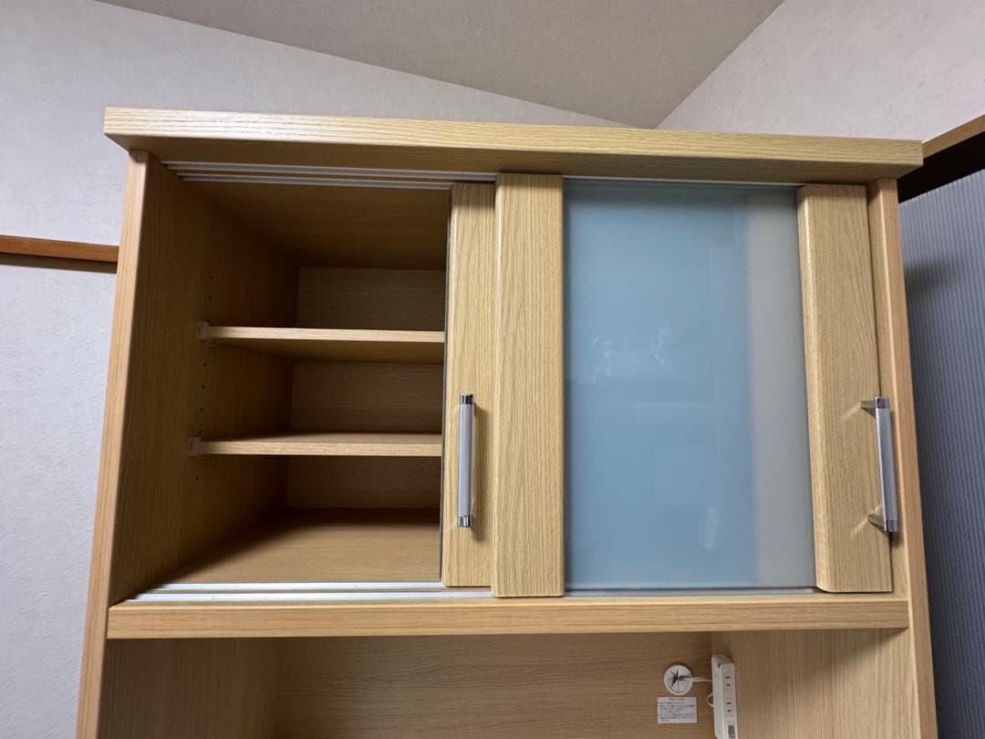 ニトリ 食器棚 RIPE-90KBS キッチン・レンジボード