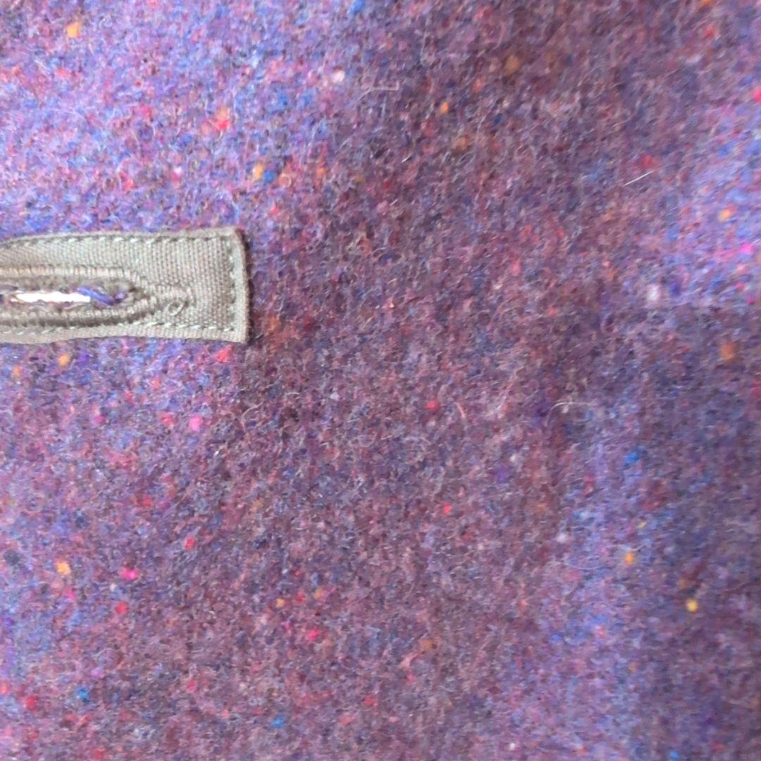 キャピタル　ウール二重織ビッグチェック女の子パフコート　超美品