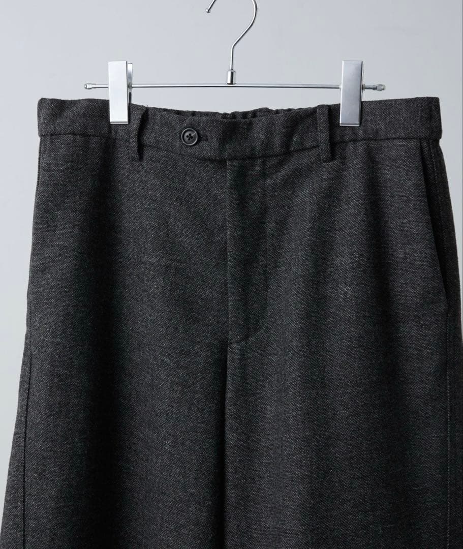 【CLEL】 ウールブレンド ヘリンボーンツイード3Dパンツ XSサイズ