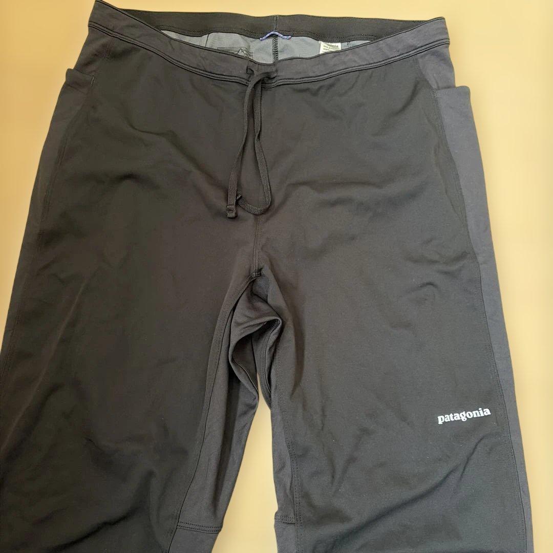 Patagonia メンズ ウインドシールドパンツ Lサイズ ブラック FA23