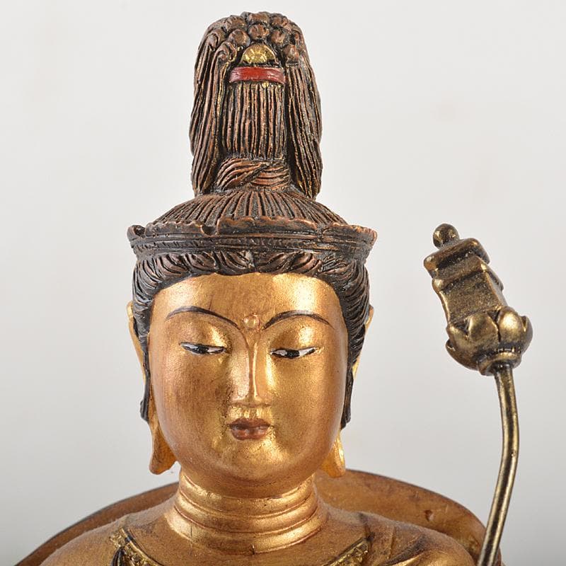 仏教美術　樹脂製　レプリカ　仏像　置物　M　R7189