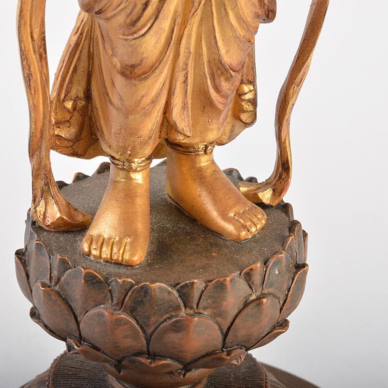 仏教美術　樹脂製　レプリカ　仏像　置物　M　R7189