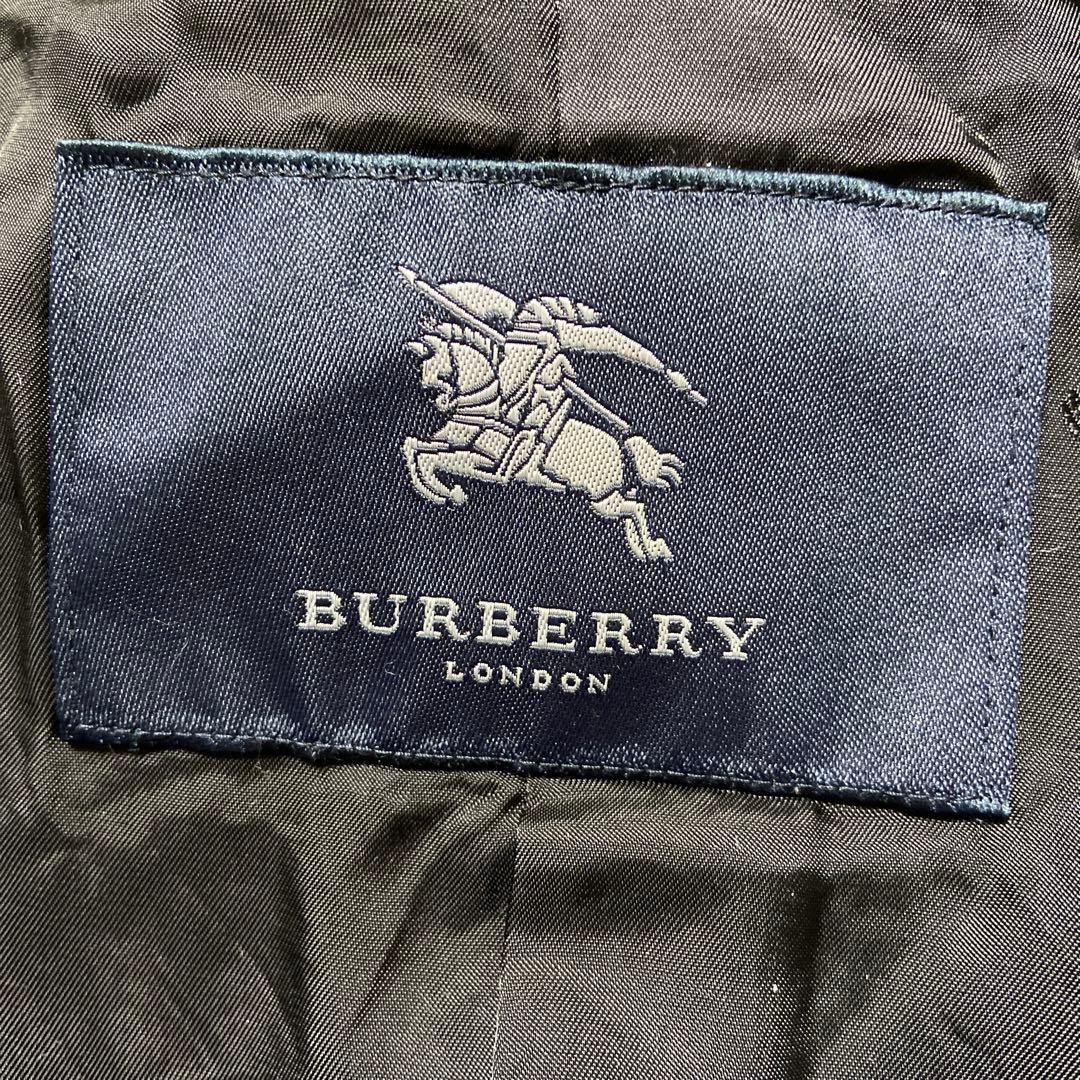 ゆめ様。BURBERRY London カシミヤ混 グレンチェックステンカラー