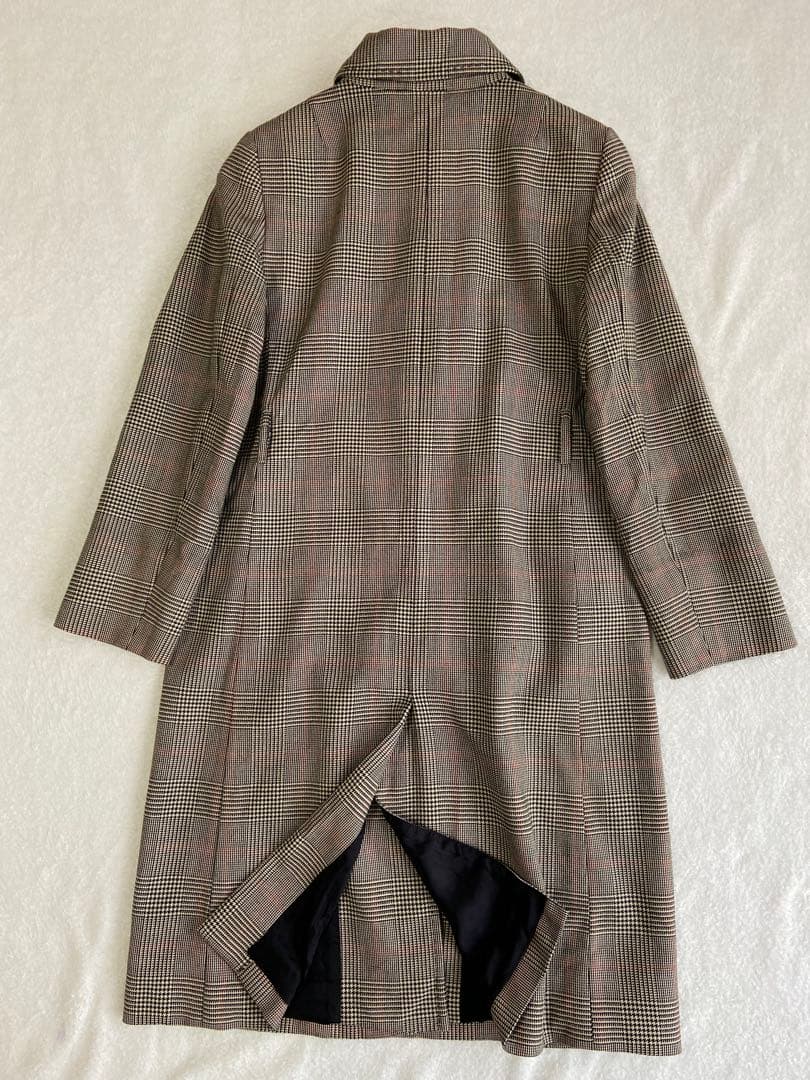ゆめ様。BURBERRY London カシミヤ混 グレンチェックステンカラー